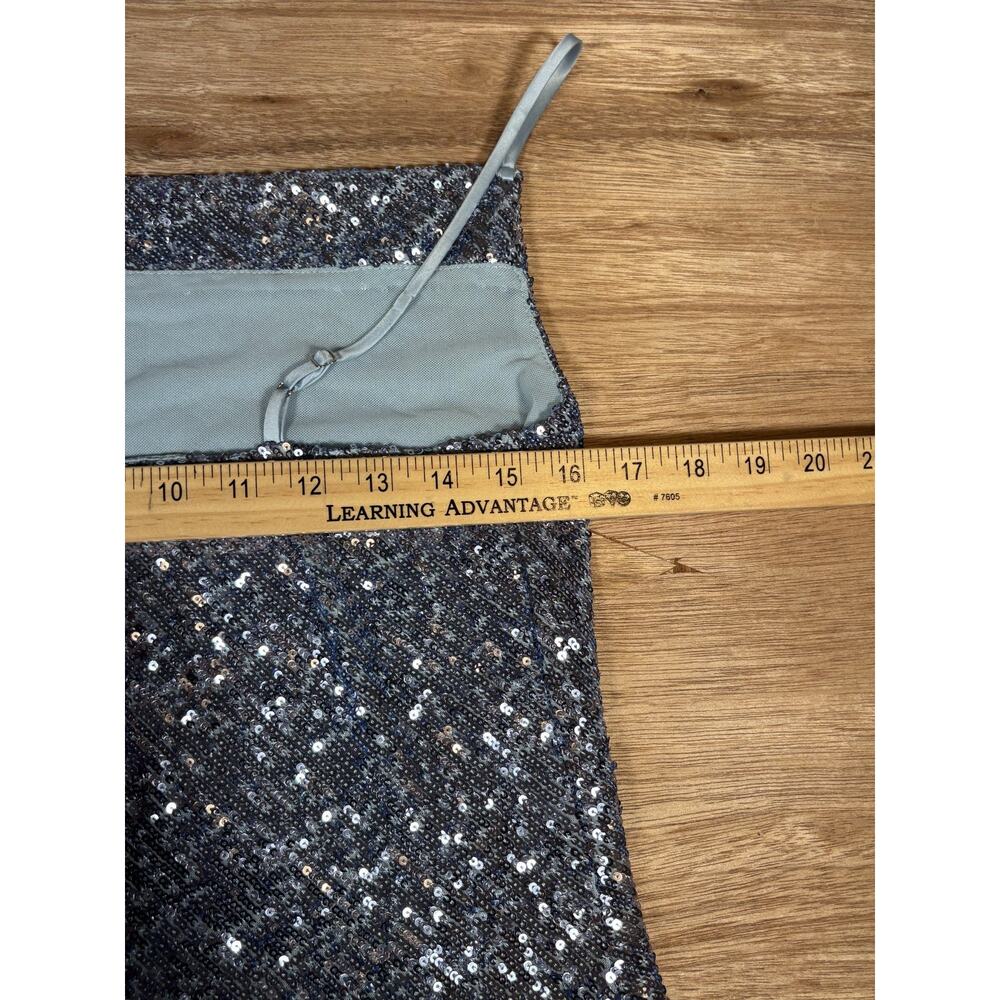 Generation‎ Love New York Sequin Camisole Top Blue Silver Sparkle Small - Picture 7 of 9